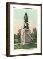 Minuteman Statue, Concord, Massachusetts-null-Framed Art Print