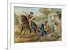 Minutemen, 1776-Currier & Ives-Framed Giclee Print