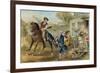 Minutemen, 1776-Currier & Ives-Framed Giclee Print