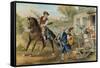 Minutemen, 1776-Currier & Ives-Framed Stretched Canvas