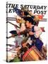 "Minutemen," Saturday Evening Post Cover, June 13, 1936-Maurice Bower-Stretched Canvas