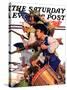 "Minutemen," Saturday Evening Post Cover, June 13, 1936-Maurice Bower-Stretched Canvas