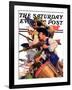 "Minutemen," Saturday Evening Post Cover, June 13, 1936-Maurice Bower-Framed Giclee Print
