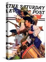 "Minutemen," Saturday Evening Post Cover, June 13, 1936-Maurice Bower-Stretched Canvas