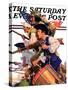 "Minutemen," Saturday Evening Post Cover, June 13, 1936-Maurice Bower-Stretched Canvas