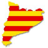 Map and Flag of Catalonia-MIPImages-Art Print