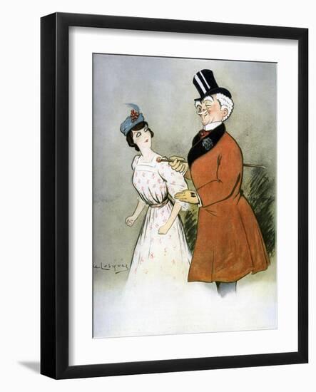 Miquette et Sa Mere-Daniel de Loscques-Framed Giclee Print