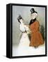 Miquette et Sa Mere-Daniel de Loscques-Framed Stretched Canvas