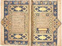 Qur'An, Probably Tabriz, C.1540-50-Mir Hussein Al-Sahavi Al-Tabrizi-Mounted Giclee Print