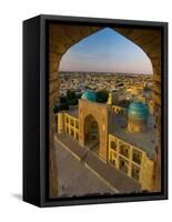 Mir-I-Arab Madrassah from Kalon minaret, Bukhara, Uzbekistan-Michele Falzone-Framed Stretched Canvas