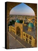Mir-I-Arab Madrassah from Kalon minaret, Bukhara, Uzbekistan-Michele Falzone-Stretched Canvas