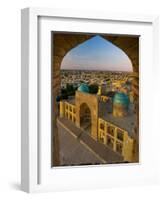 Mir-I-Arab Madrassah from Kalon minaret, Bukhara, Uzbekistan-Michele Falzone-Framed Photographic Print