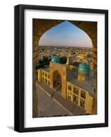 Mir-I-Arab Madrassah from Kalon minaret, Bukhara, Uzbekistan-Michele Falzone-Framed Photographic Print