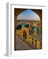 Mir-I-Arab Madrassah from Kalon minaret, Bukhara, Uzbekistan-Michele Falzone-Framed Photographic Print