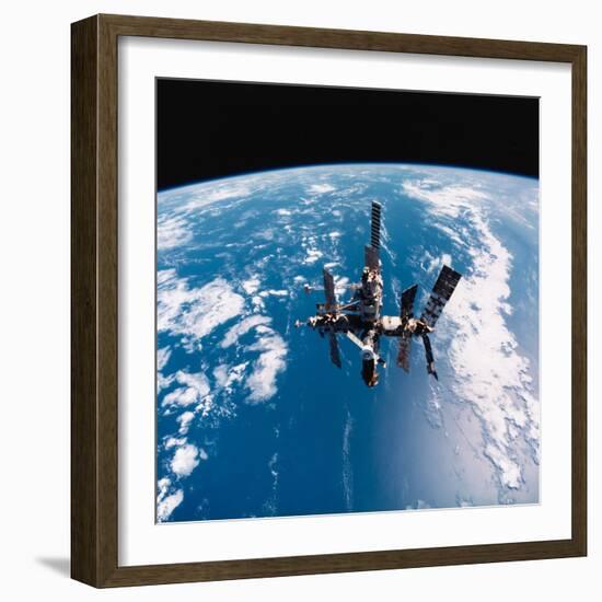 Mir Space Station-null-Framed Premium Photographic Print