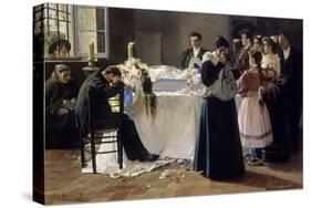Mira Que Bonita Era-1895-Julio Romero de Torres-Stretched Canvas
