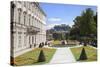 Mirabell Garden and Hohensalzberg Fortress-Markus Lange-Stretched Canvas