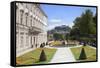 Mirabell Garden and Hohensalzberg Fortress-Markus Lange-Framed Stretched Canvas