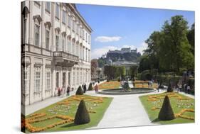 Mirabell Garden and Hohensalzberg Fortress-Markus Lange-Stretched Canvas