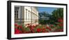 Mirabell Gardens against Fortress Hohensalzburg, Salzburg, Austria, Europe-Hans-Peter Merten-Framed Photographic Print