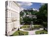 Mirabell Gardens and the Old City, Unesco World Heritage Site, Salzburg, Austria-Gavin Hellier-Stretched Canvas