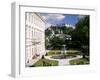 Mirabell Gardens and the Old City, Unesco World Heritage Site, Salzburg, Austria-Gavin Hellier-Framed Photographic Print