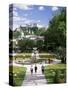 Mirabell Gardens and the Old City, Unesco World Heritage Site, Salzburg, Austria-Gavin Hellier-Stretched Canvas