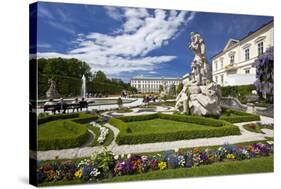 Mirabell Palace and Gardens in Salzburg, Austria-null-Stretched Canvas