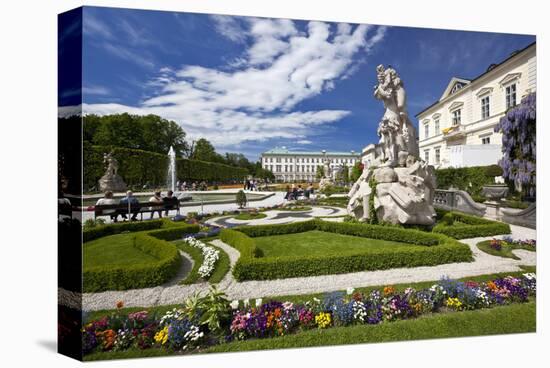 Mirabell Palace and Gardens in Salzburg, Austria-null-Stretched Canvas