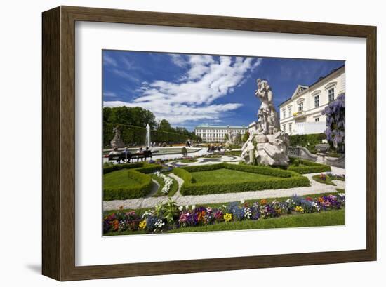 Mirabell Palace and Gardens in Salzburg, Austria-null-Framed Art Print