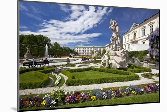 Mirabell Palace and Gardens in Salzburg, Austria-null-Mounted Art Print