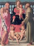 Madonna and Child with Ss. Jerome and Francis-Mirabello Cavalori-Stretched Canvas