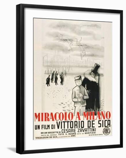 Miracle in Milan, 1950 (Miracolo a Milano)-null-Framed Giclee Print