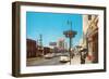 Miracle Mile, Wilshire Boulevard, Los Angeles, California-null-Framed Art Print