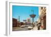 Miracle Mile, Wilshire Boulevard, Los Angeles, California-null-Framed Art Print