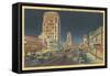 Miracle Mile, Wilshire Boulevard, Los Angeles, California-null-Framed Stretched Canvas