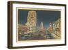 Miracle Mile, Wilshire Boulevard, Los Angeles, California-null-Framed Art Print