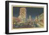 Miracle Mile, Wilshire Boulevard, Los Angeles, California-null-Framed Art Print