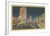 Miracle Mile, Wilshire Boulevard, Los Angeles, California-null-Framed Art Print