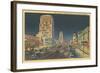 Miracle Mile, Wilshire Boulevard, Los Angeles, California-null-Framed Art Print