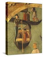 Miracle of Cross at Bridge of San Lorenzo-Gentile Bellini-Stretched Canvas