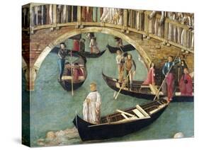 Miracle of Cross at Bridge of San Lorenzo-Gentile Bellini-Stretched Canvas