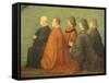 Miracle of Cross at Bridge of San Lorenzo-Gentile Bellini-Framed Stretched Canvas