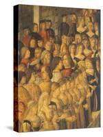 Miracle of Cross at Bridge of San Lorenzo-Gentile Bellini-Stretched Canvas