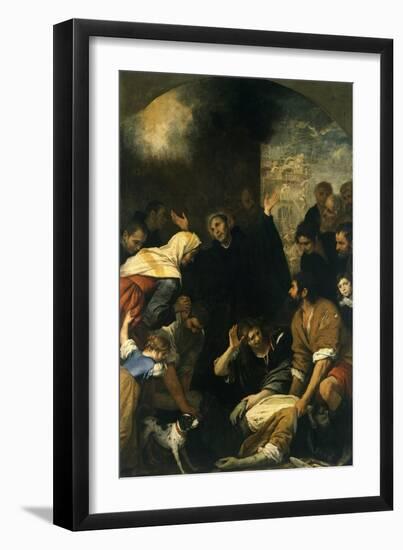 Miracle of Mason-Giovanni Andrea De Ferrari-Framed Giclee Print