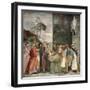 Miracle of Newborn Infant, Detail from Scenes from Life of St Anthony of Padua-Titian (Tiziano Vecelli)-Framed Giclee Print