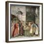 Miracle of Newborn Infant, Detail from Scenes from Life of St Anthony of Padua-Titian (Tiziano Vecelli)-Framed Giclee Print