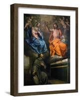 Miracle of Porziuncola, 1633-Cesare Fracanzano-Framed Giclee Print