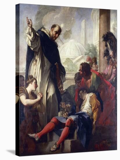 Miracle of St. Dominic-Antonio Balestra-Stretched Canvas