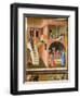 Miracle of St. Nicholas Reviving Boy Posed by Demon-Ambrogio Lorenzetti-Framed Giclee Print